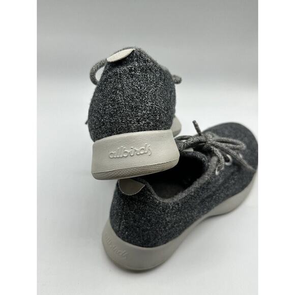 Allbirds WR Wool Runners Shoes Womens 9 Black Grey Running Sneakers Comfort - Picture 7 of 16